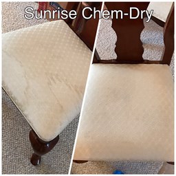 Dining room chair cleaning