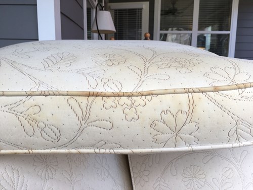 Yellowing Upholstery